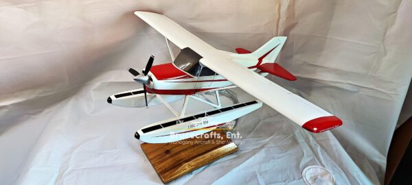 MAULE M-7-235 Floatplane with detailed craftsmanship.